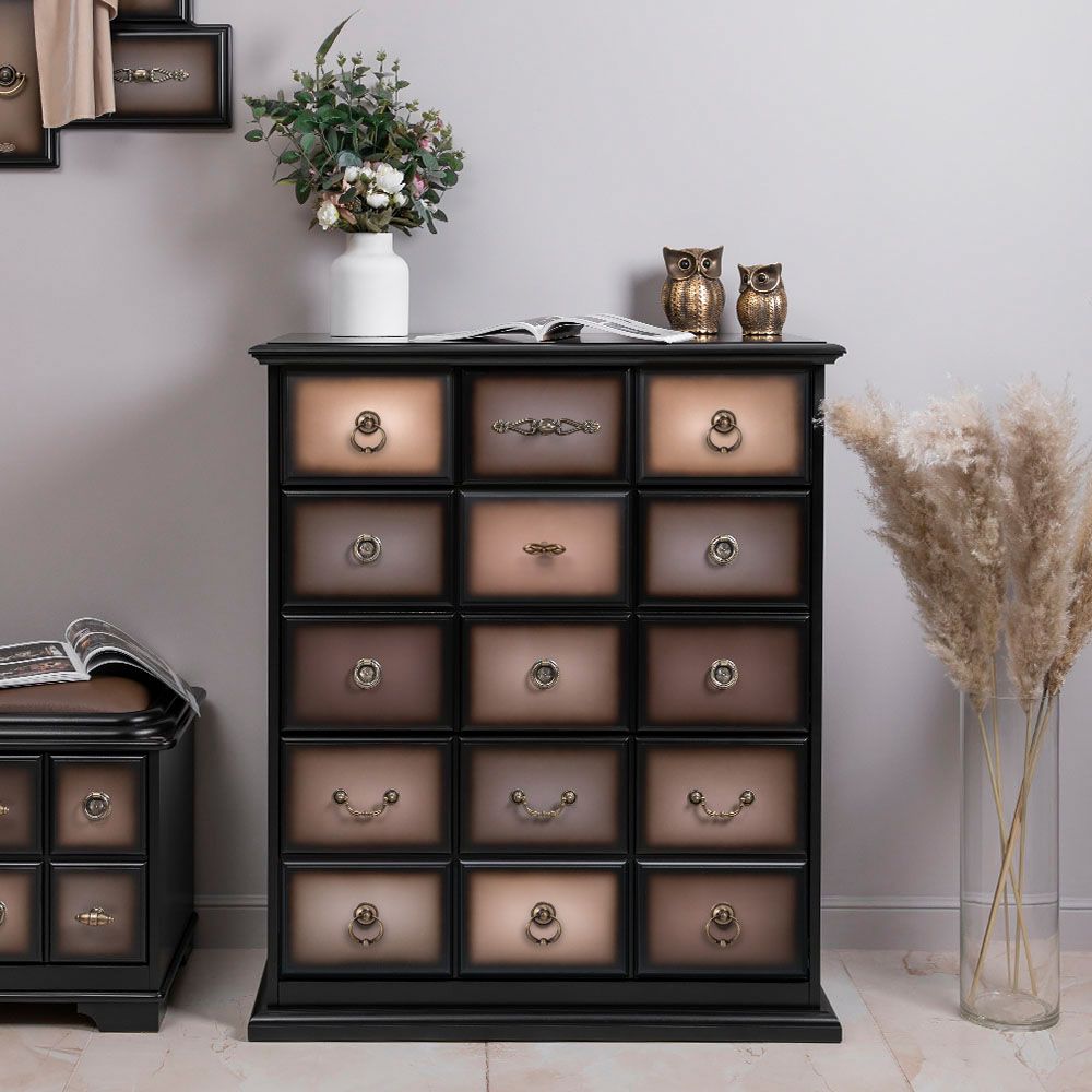 Тумба Пандора 3 Орех Оберджин Шоколад