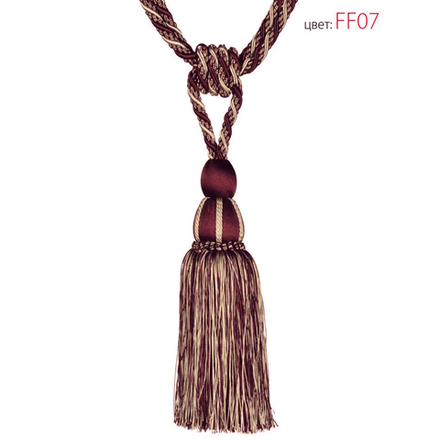 Кисть большая Modern Trimmings арт. Sara col. FF07 (высота кисти 24,5 см)