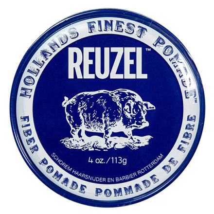 Reuzel Fiber Pig - Тёмно-синяя паста 113 г