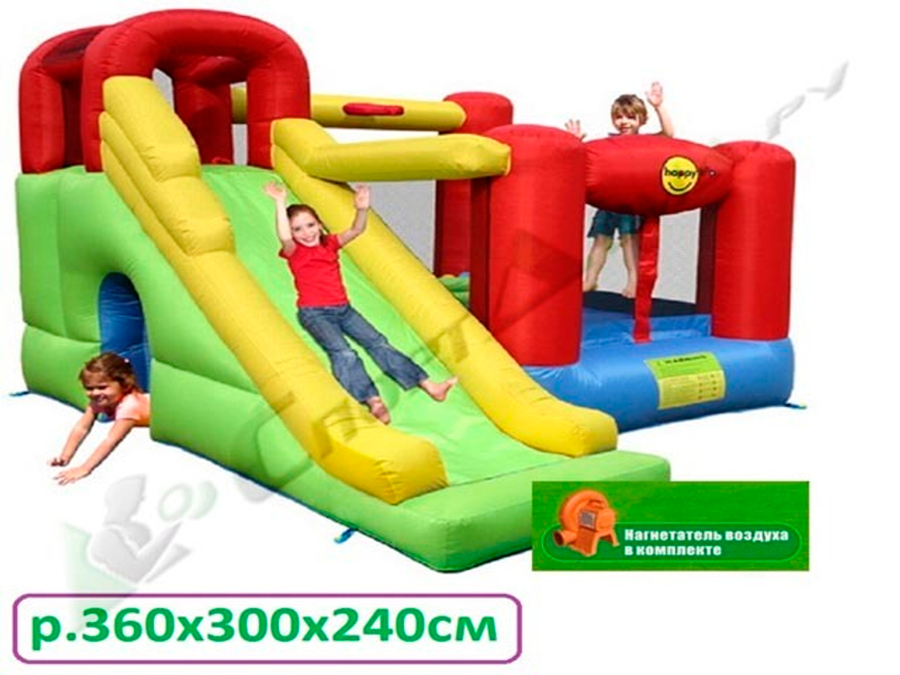 Надувной батут happy hop 9060