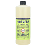 Mrs. Meyers Clean Day, универсальное концентрированное чистящее средство, лимонная вербена, 946 мл (32 жидк. унции)
