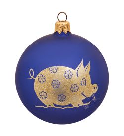 Элита НФШ-1531/2 Ел.украшение Шар «Свинка» 85 мм