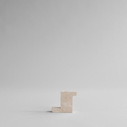 Подсвечник 101 Copenhagen Brick Candle Holder, Tall, Limestone