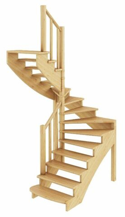 Лестница на второй этаж К-003м/1 Левая