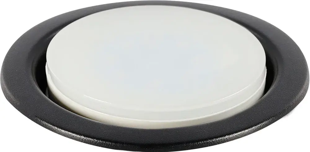 Встраиваемый потолочный светильник под лампу GX53, черный, без лампы