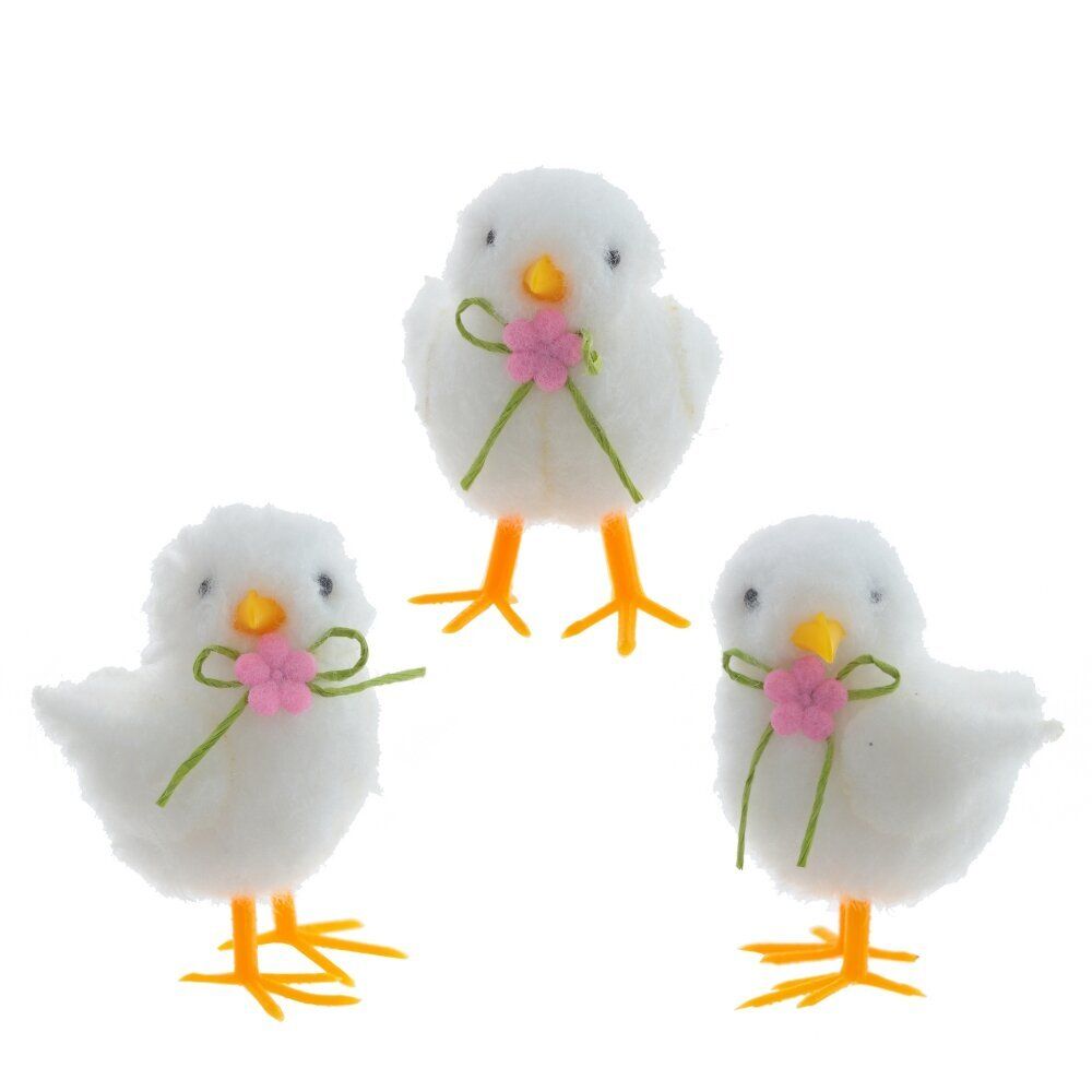 GAEM Фигурка декоративная "Цыпленок" (блок 12 шт), L5 W4 H6 см, 3в.