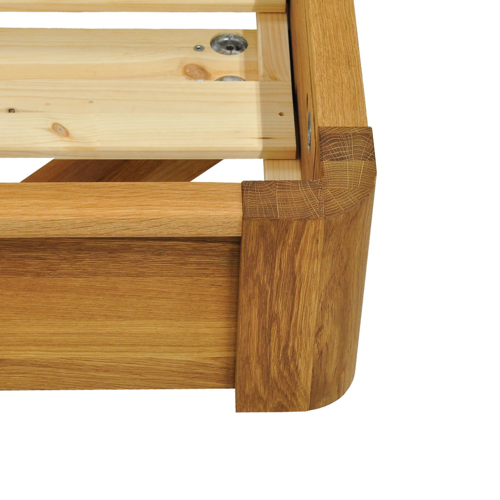 Парящая кровать Калантея 160х200 см из массива дикого дуба