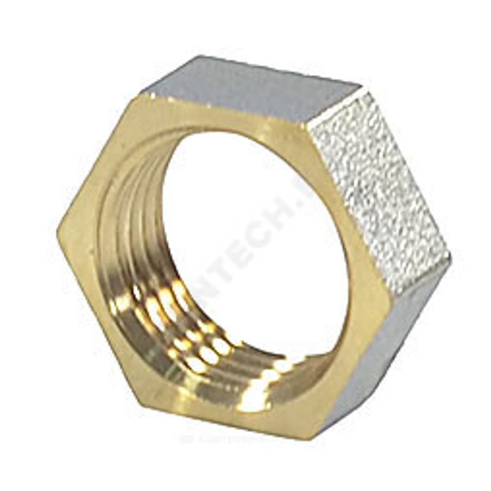 Контргайка латунь никель Ду 15 (1/2") ВР 9020 ГОСТ 32585-2013 Aquasfera 9020-01