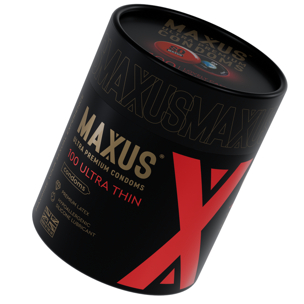 Презервативы MAXUS Ultra Thin с кейсом, ультратонкие X-Edition, 100 шт