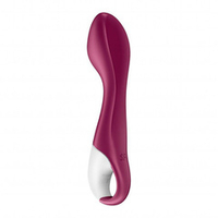 Малиновый вибромассажер 21см для стимуляции точки G Satisfyer Hot Spot