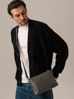 Мужская сумка кроссбоди DBR 7131 мышиный