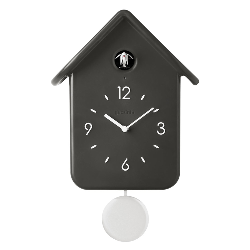 Часы с кукушкой qq, черные