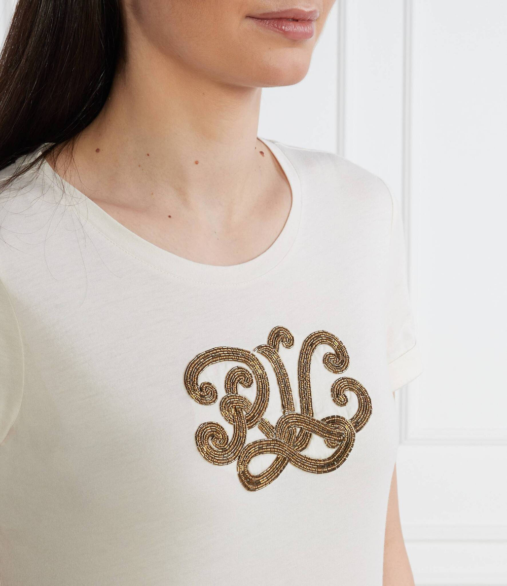 Футболка HAILLY LAUREN RALPH LAUREN - экрю(200925919)