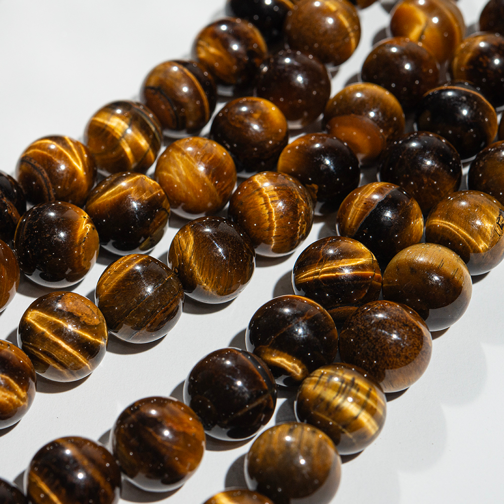 Тигровый глаз натуральный эконом, 12,3мм, шар