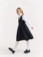 Сарафан приталенный "Черный" 7+