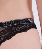 Трусики 2 пары LADIES KNITTED Emporio Armani - черный(163333 3R221)