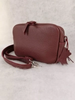 Сумка из натуральной кожи кросс боди