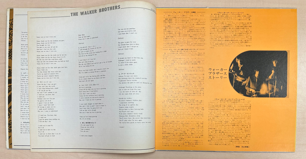 The Walker Brothers- The Walker Brothers Story 2LP (Япония 1968г.)