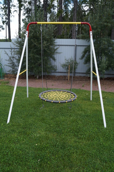 Уличные качели "гнездо" 100см сетка