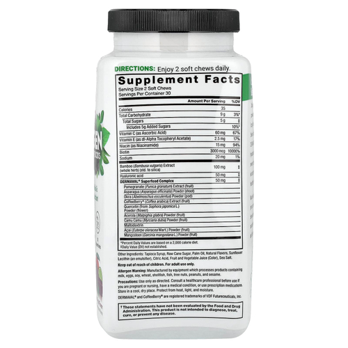 Force Factor, Суперпродукты для повышения уровня коллагена, тропические фрукты, 60 жевательных таблеток