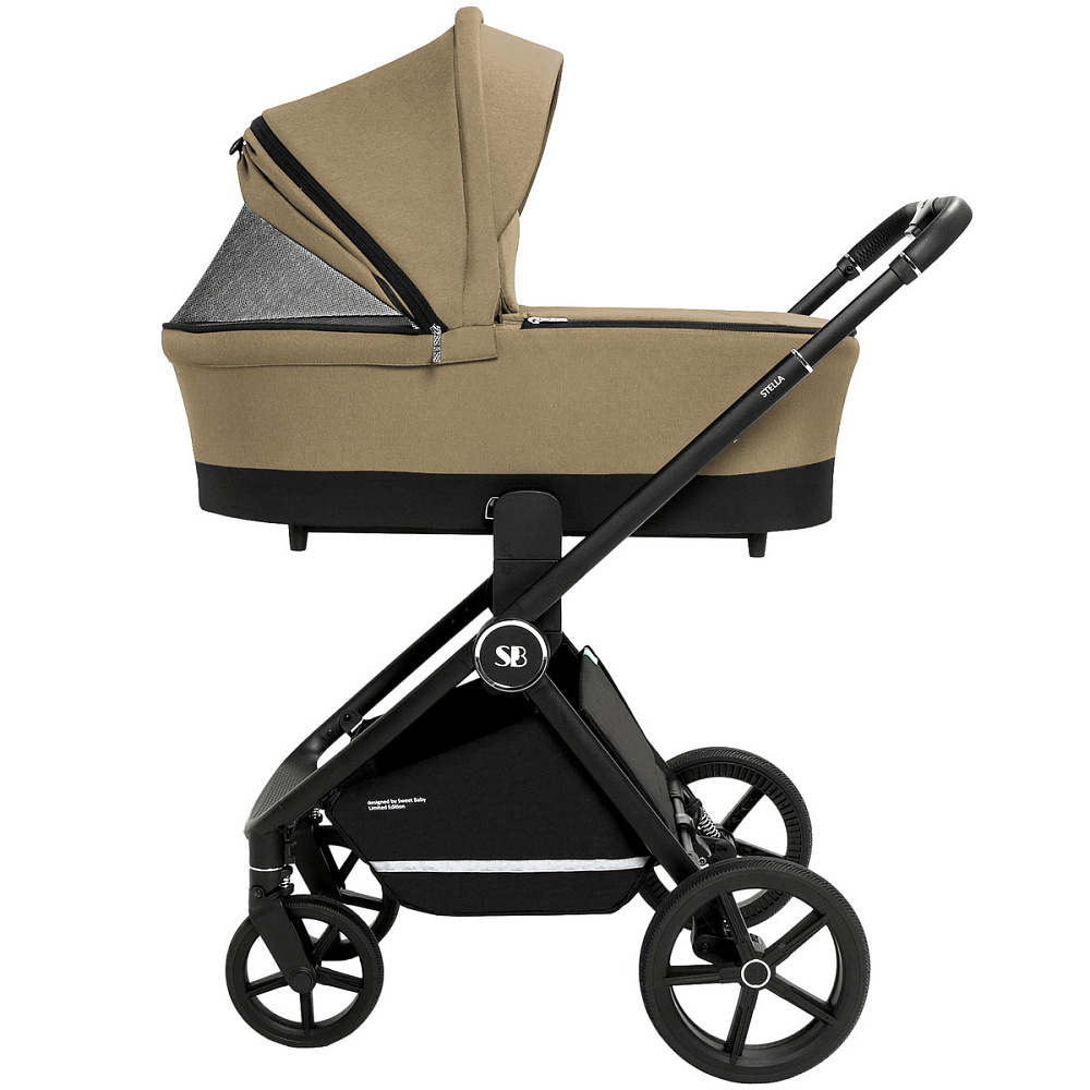 Коляска 3 в 1 Sweet Baby Stella + автокресло Premier Grey Beige