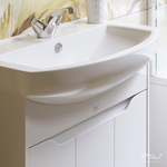 Тумба с раковиной Crystal 75 белая