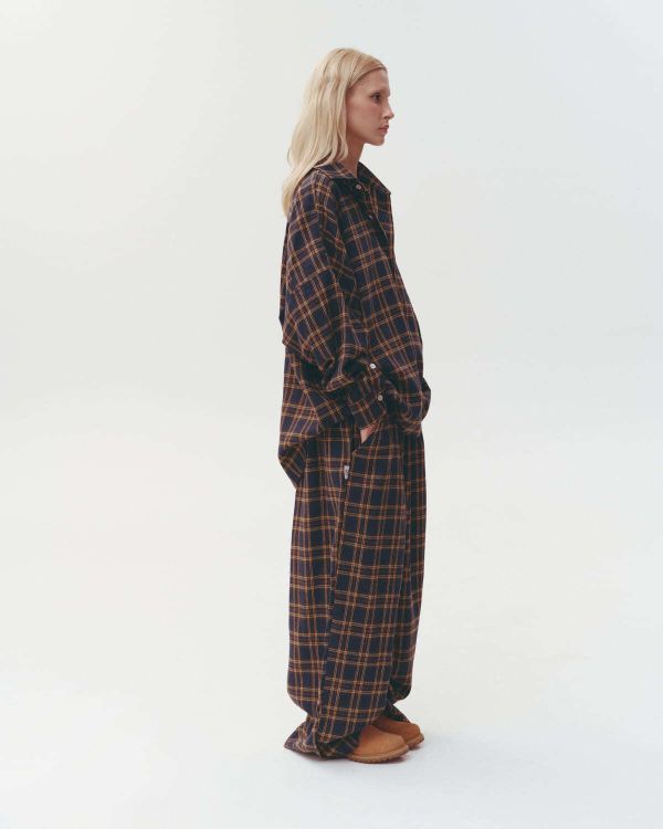 Рубашка Cowboy Shirt темно-синяя - фото 4