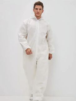 Защитный комбинезон Каспер 60 гр/м2, одноразовый, мембрана, с капюшоном