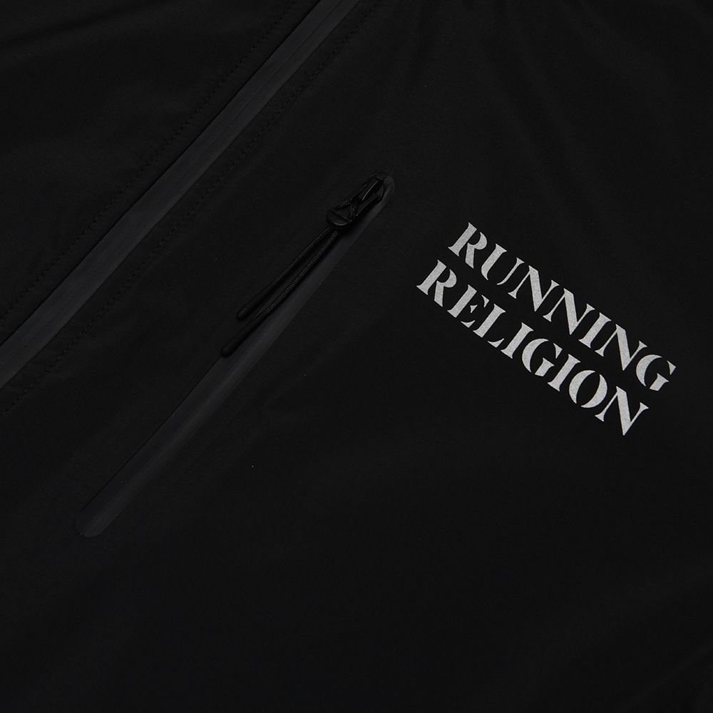 Купить Куртка Running Religion No Hood Windbreaker черная Куртка Running Religion No Hood Windbreaker черная