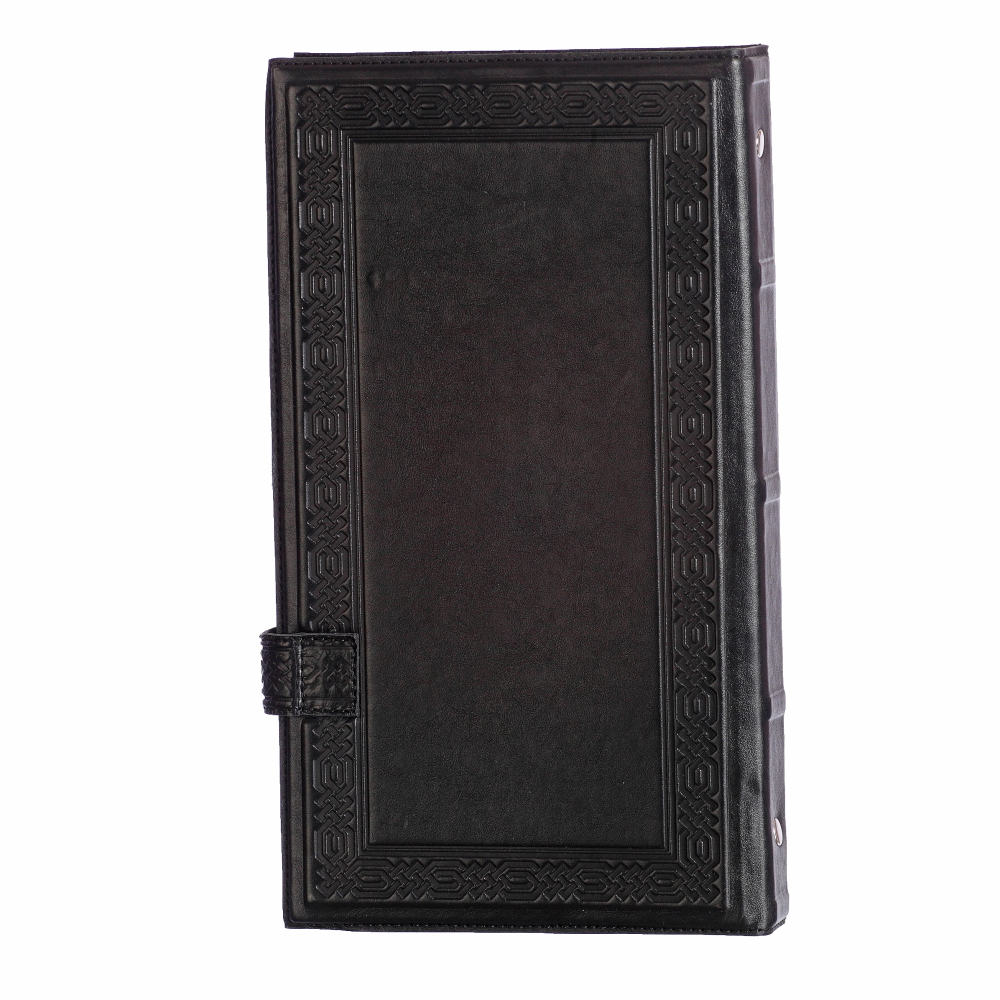 Визитница настольная «Государь» с латунным орлом