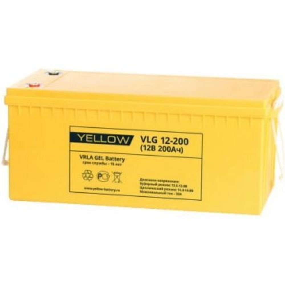 Аккумулятор YELLOW VLG 12-200 Solar
