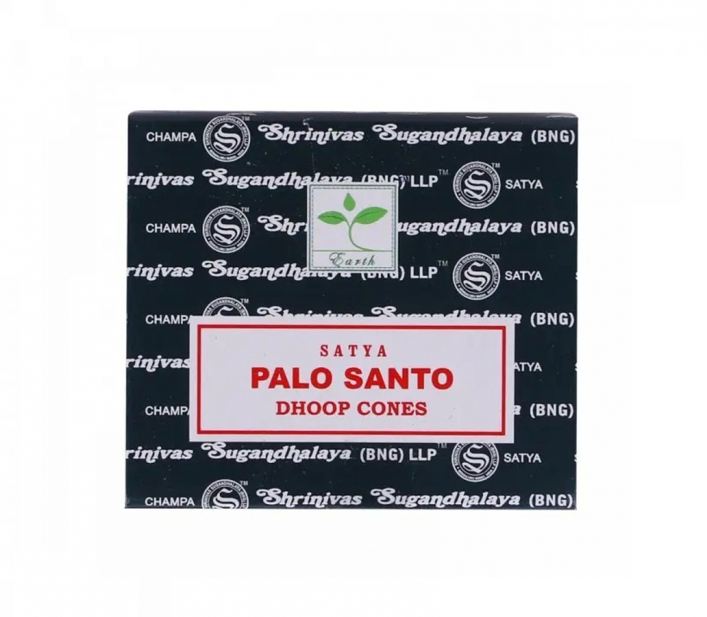 SATYA Palo Santo Dhoop Cone Благовония конусы Пало Санто 12шт