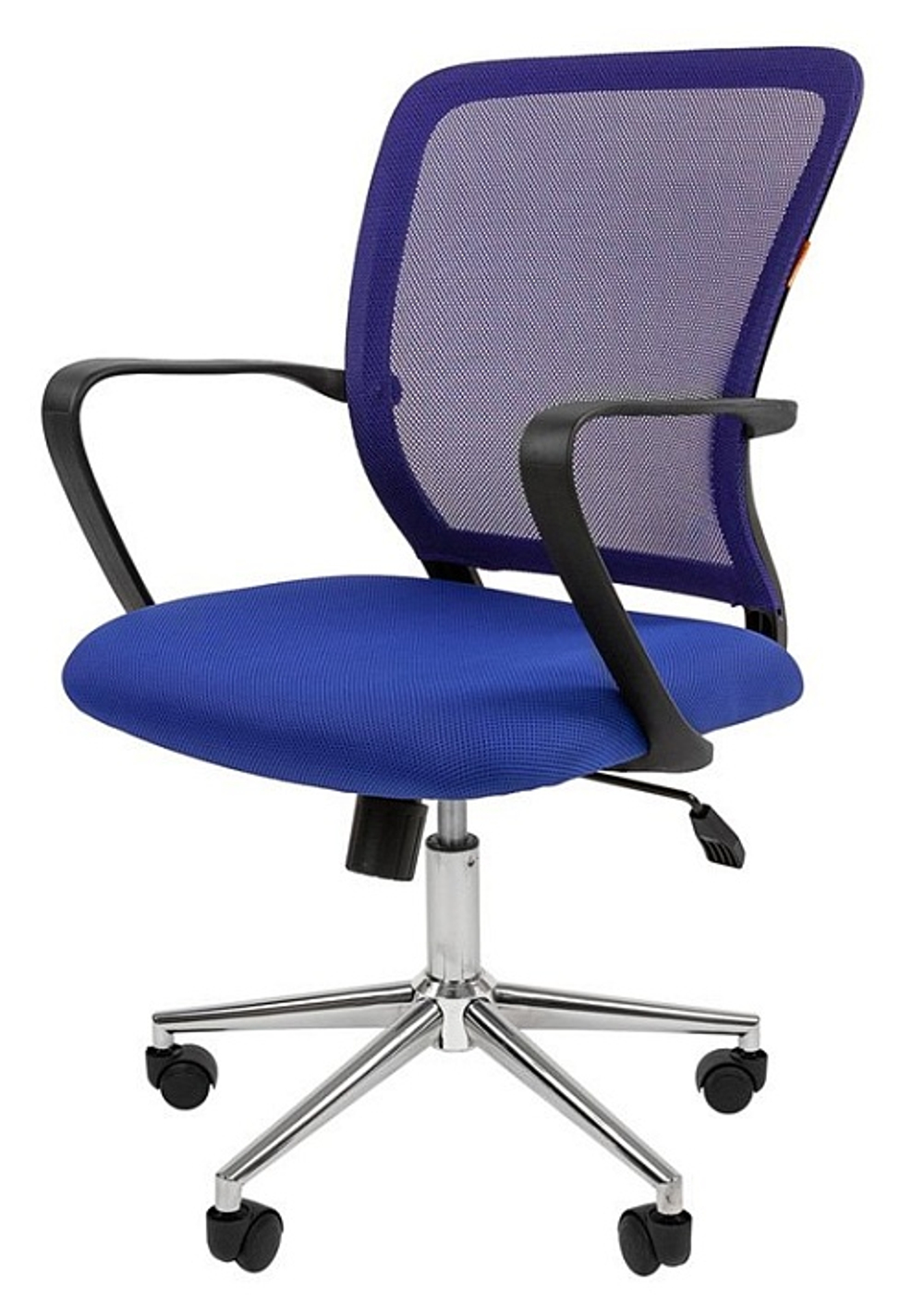 Офисное кресло CHAIRMAN 698 хром, ткань TW/сетчатый акрил