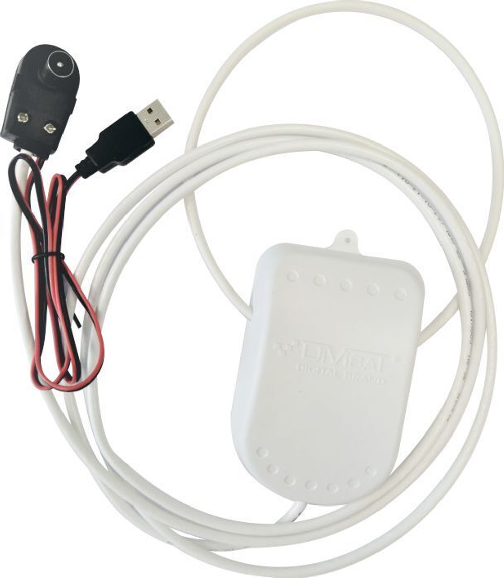 Антенна комнатная DVB-T2 ВОЛЖАНКА Ky-35Дб питание 5В+USB кабель 5 метров