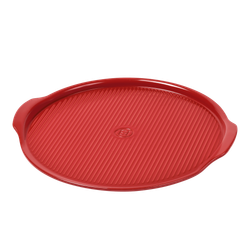 Камень для пиццы ребристый Emile Henry Burgundy, 37 см