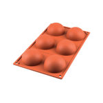 Силиконовая форма SSf002 Half-sphere (Полусферы) 70, Silikomart, Италия