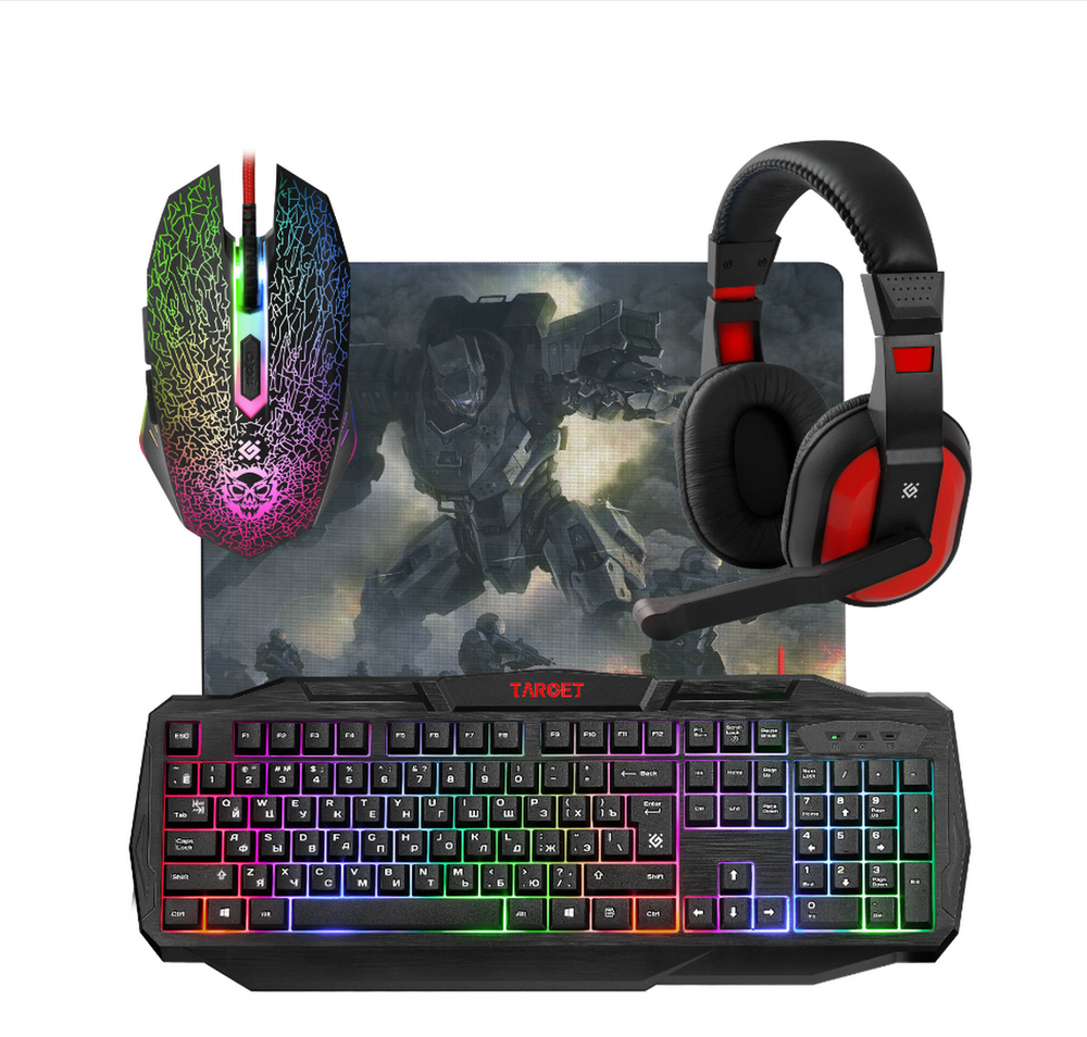 Игровой набор 4-в-1 Defender Target MKP-350