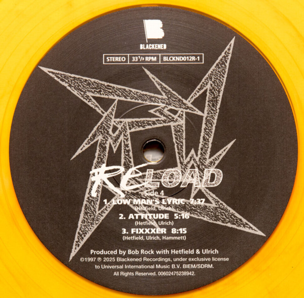 Metallica / Reload (Limited Edition)(Coloured Vinyl)(2LP)