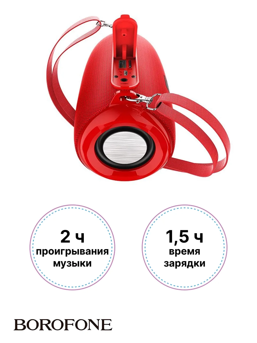 Беспроводная колонка Borofone BR4 ( красный )