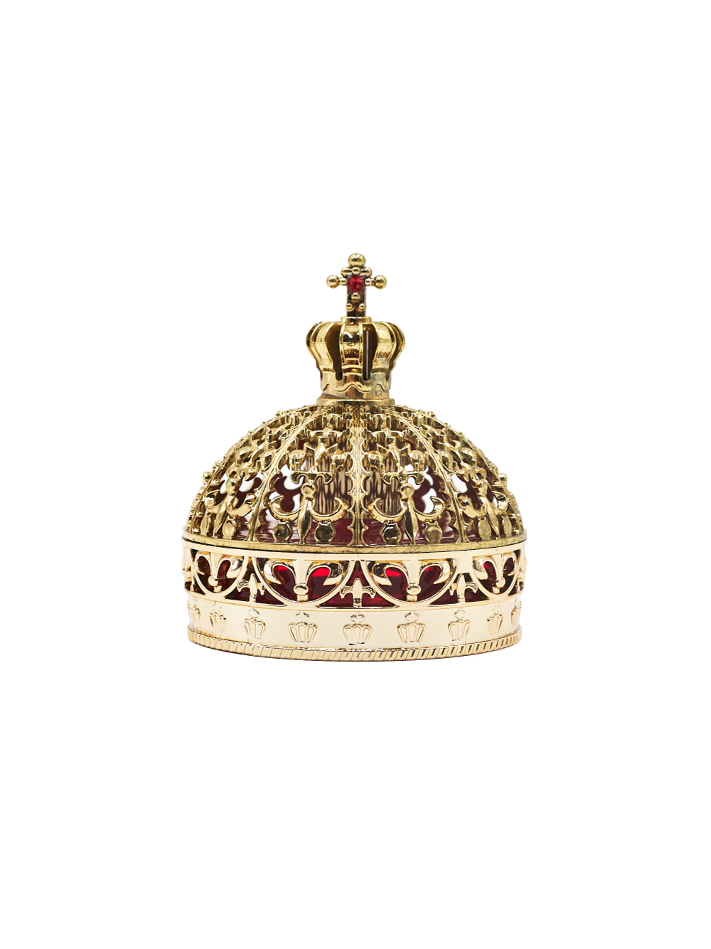 Ароматизатор для автомобиля на торпеду "Корона царская" золотистая. Запах Дракон, 45 мл