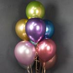 Шар (12"/30 см) Фиолетовый, лайт, хром 50 шт.