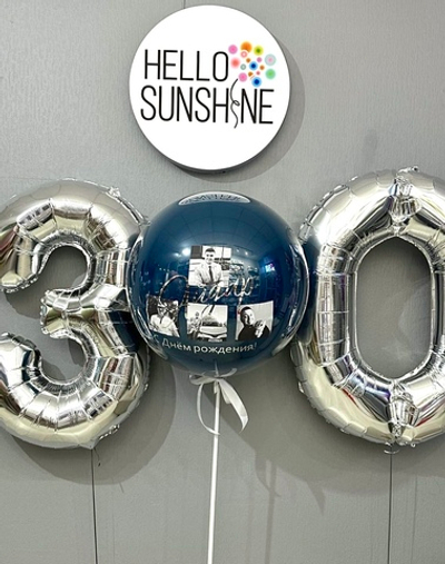 Шар с фотографией №4