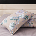 Комплект постельного белья Делюкс Сатин 100% хлопок на резинке LR611