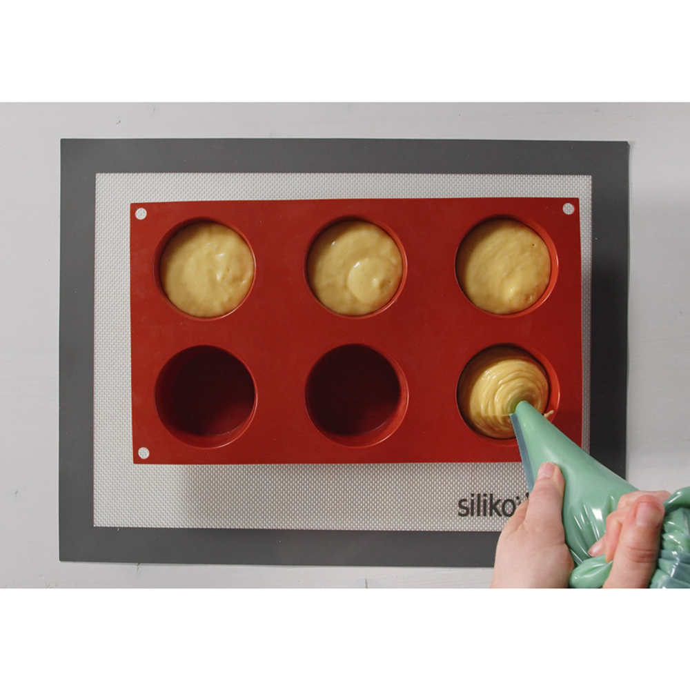 Форма силиконовая для приготовления маффинов muffin, 18х33 см