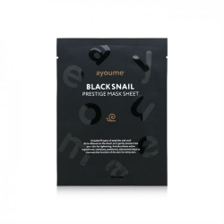 АЮМ Black Snail Маска тканевая с муцином черной улитки AYOUME BLACK SNAIL PRESTIGE MASK SHEET 25мл