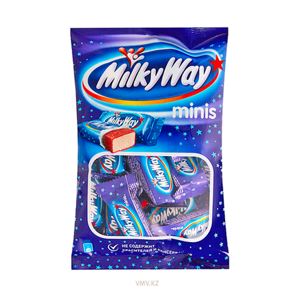 Шоколадные батончики мини milky way 176 гр