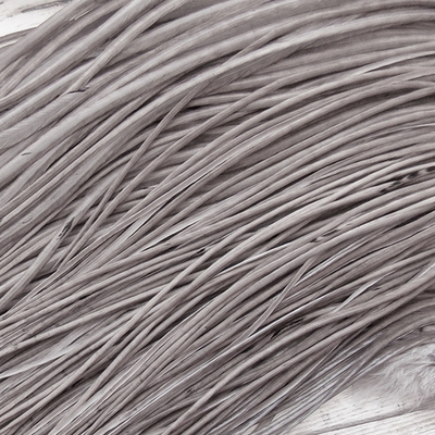 Перо из седла петуха Medium Gray Dun