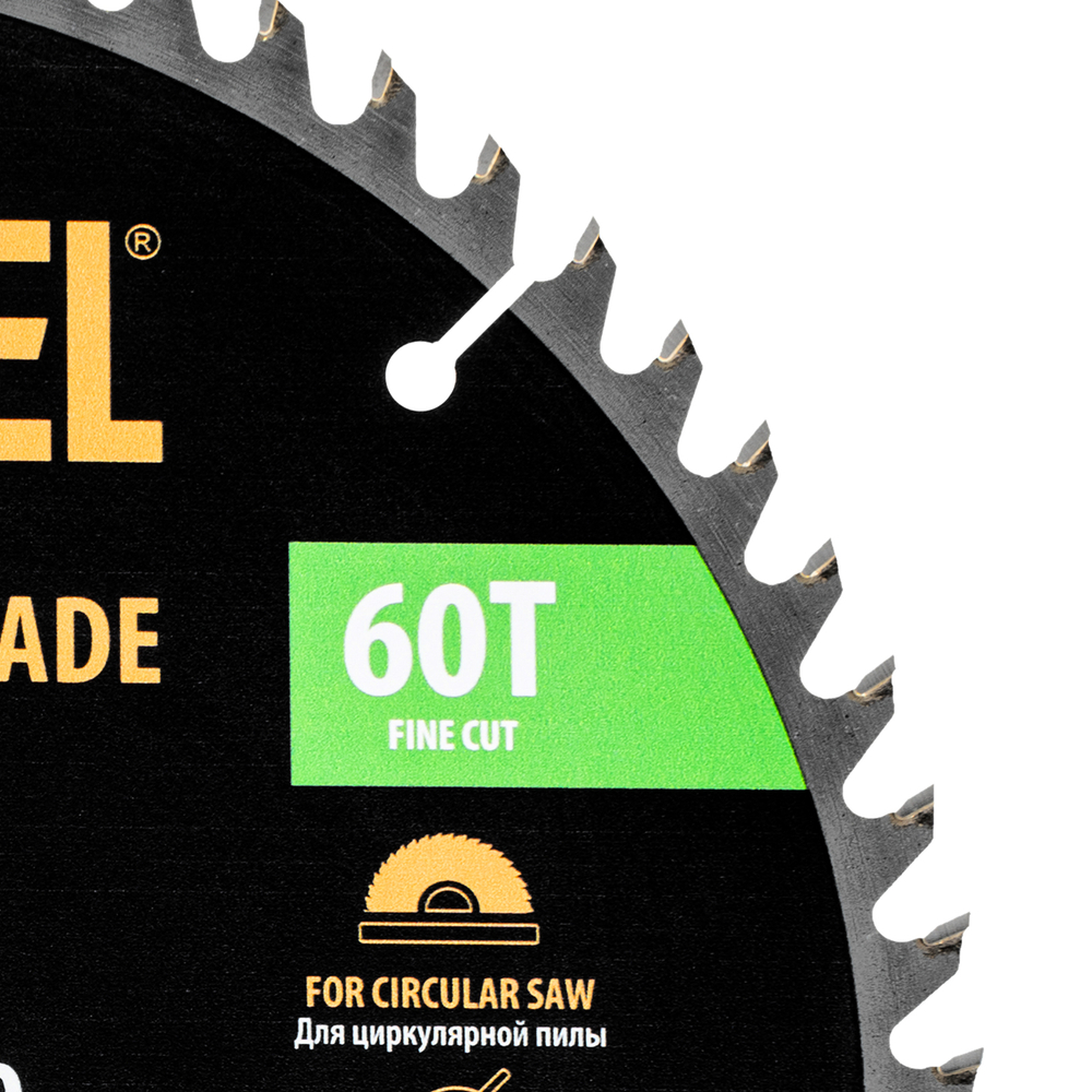 Пильный диск по дереву ф235 х 30 мм, 60 зубьев Denzel