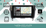 Магнитола для Nissan X-Trail T32, Qashqai J11 2014-2022 (маленькая рамка) - Vaycar VA51-0665-2K на Android 13, 8-ядер, 2K QLED, ТОП процессор, CarPlay, 4G SIM-слот