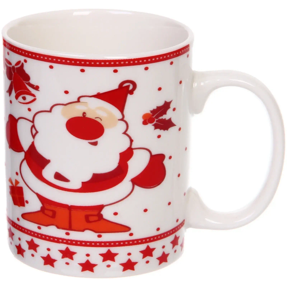 Кружка керамическая 350мл «Символы праздника», микс рисунков